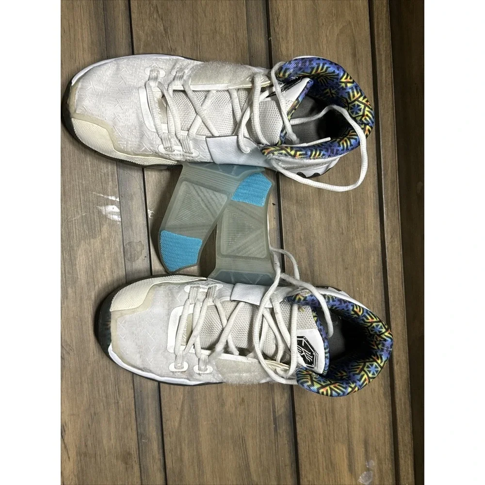 NIKE KYRIE 6 Boy's 7Y , White Sapphire Laser‎ Crimson Blue. BQ5599-146.